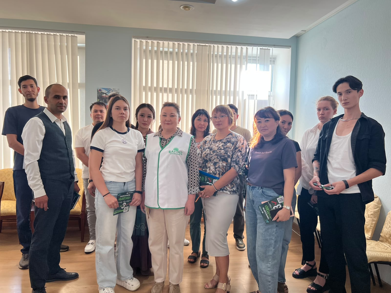 The Baitaq candidate met with the staff of Burabay National Park