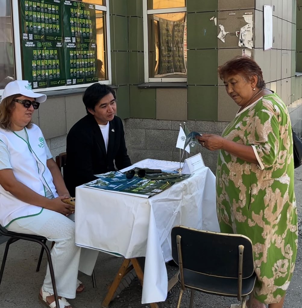 Candidate Almaz Dzhakishev Held a Public Meeting in an Unusual Format