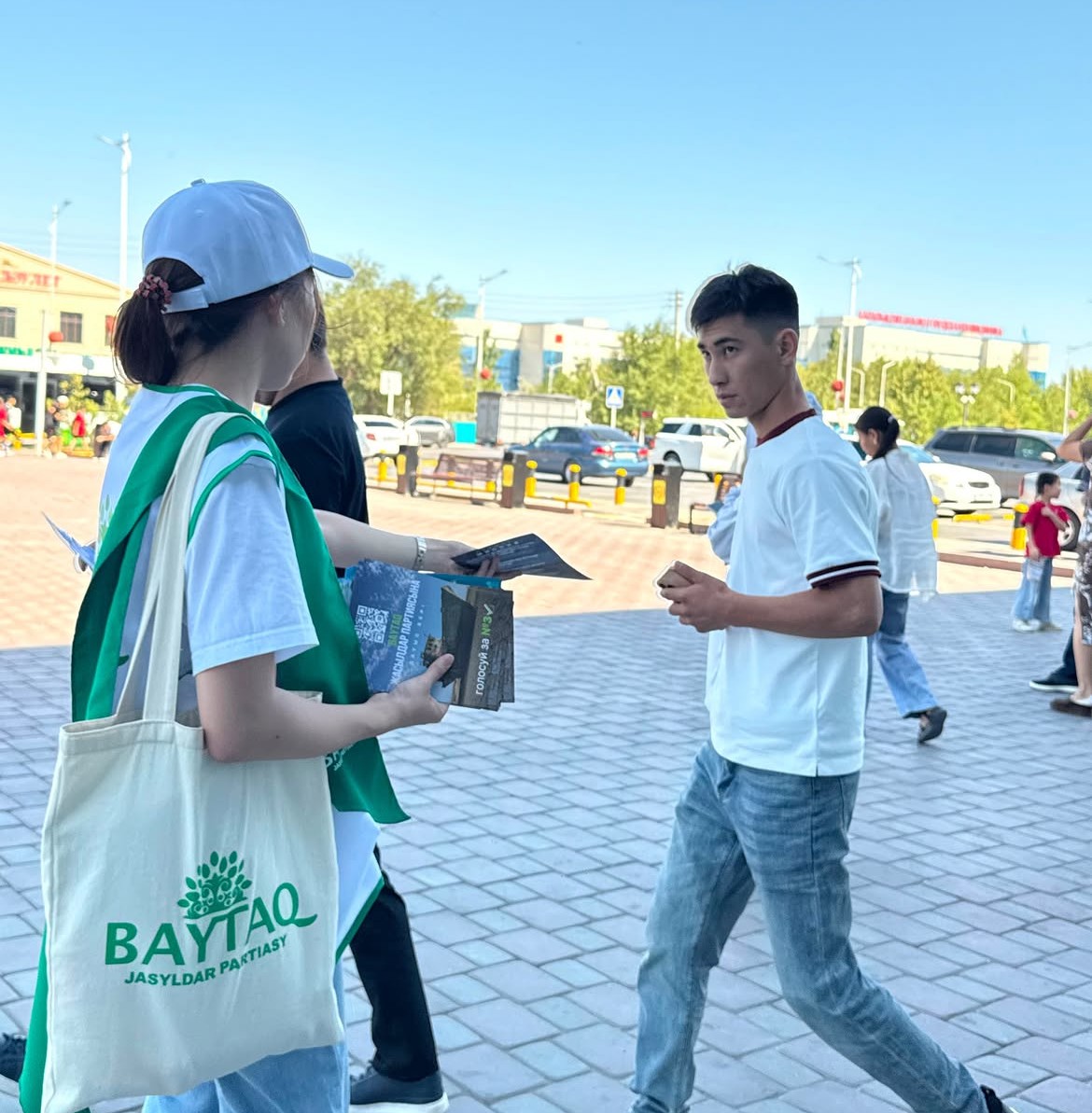 Baytaq volunteers continue campaigning in Kyzylorda