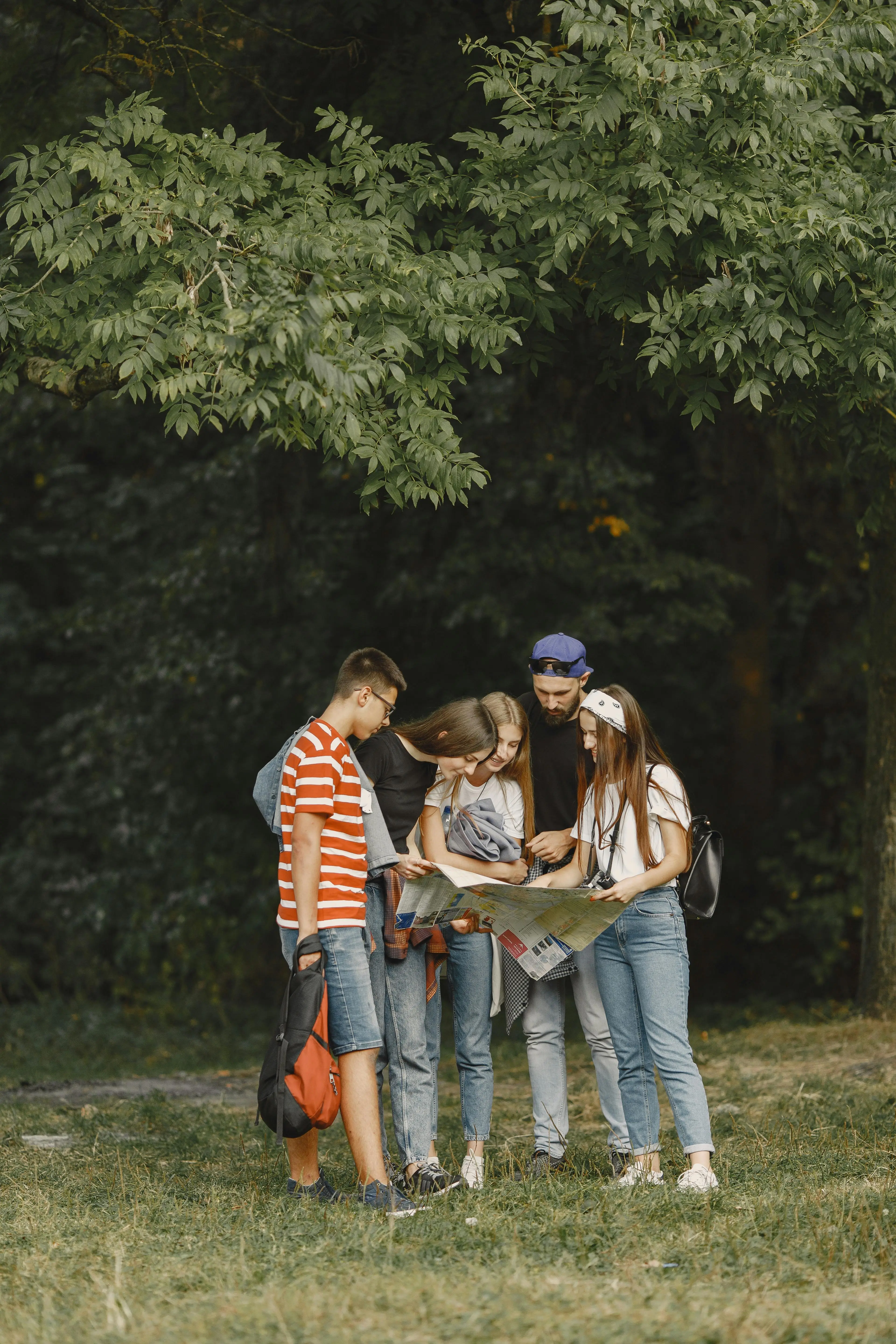 Young people in nature