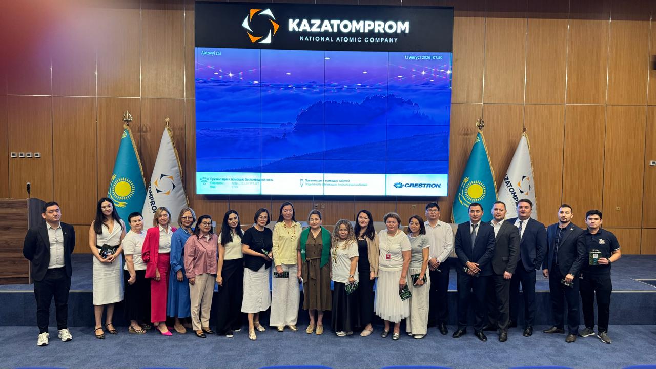 The candidate discussed environmental safety issues with the Kazatomprom team